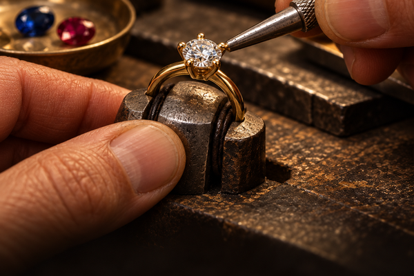 Stone setting and replacement