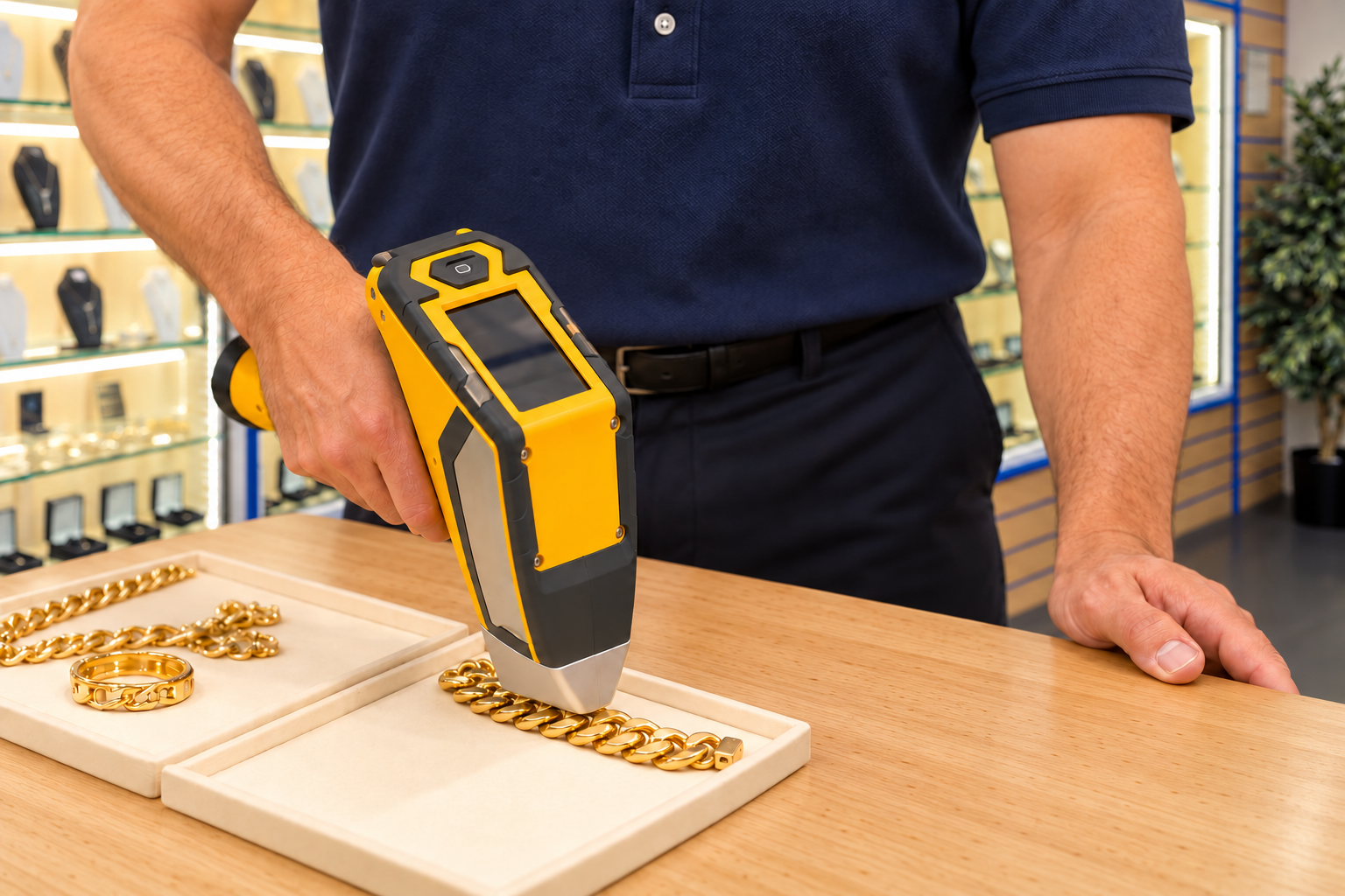 XRF gold testing at Gold and Pawn Havant