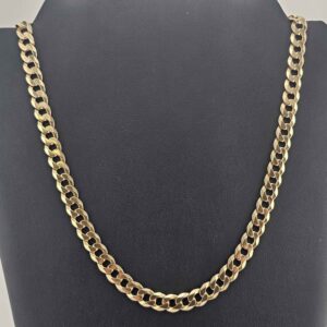 9ct Gold Curb Necklace 25