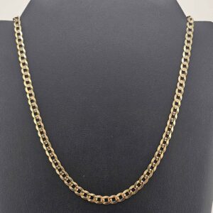 9ct Gold Curb Necklace 20"