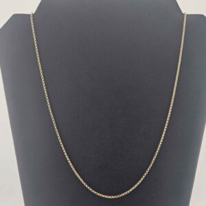 9ct Gold Belcher Necklace 30"