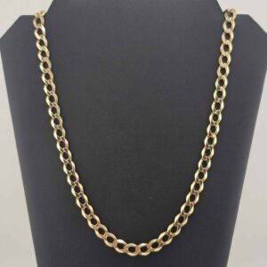9ct Gold Curb Necklace 26"