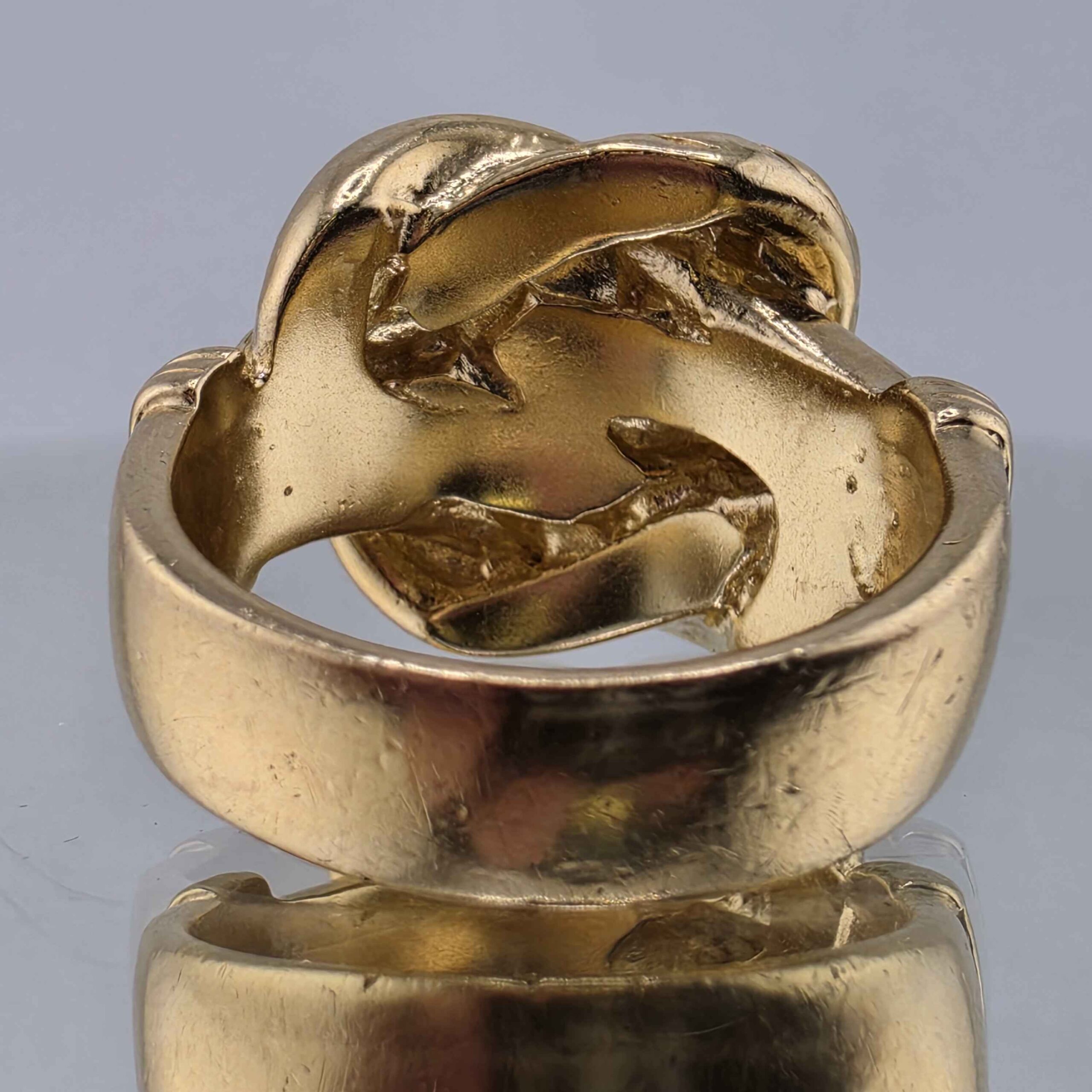9ct Gold Knot Ring (Size Z) - Image 2