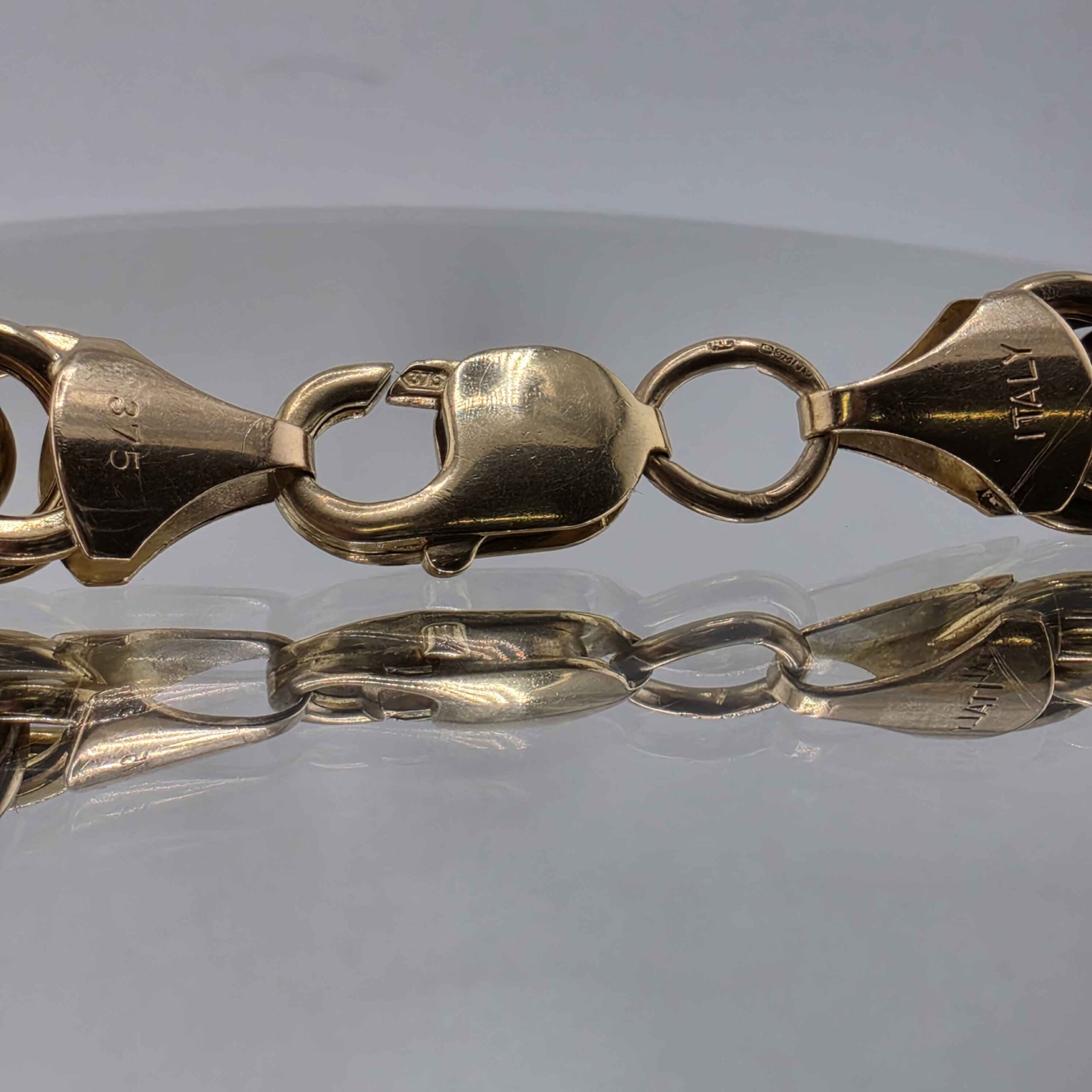 9ct Gold Rope Necklace 28" - Image 3